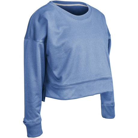 Champro Lineup Fleece Women's Crop Crew | Champro FLC5 LIGHTBLUE S Sweatshirts