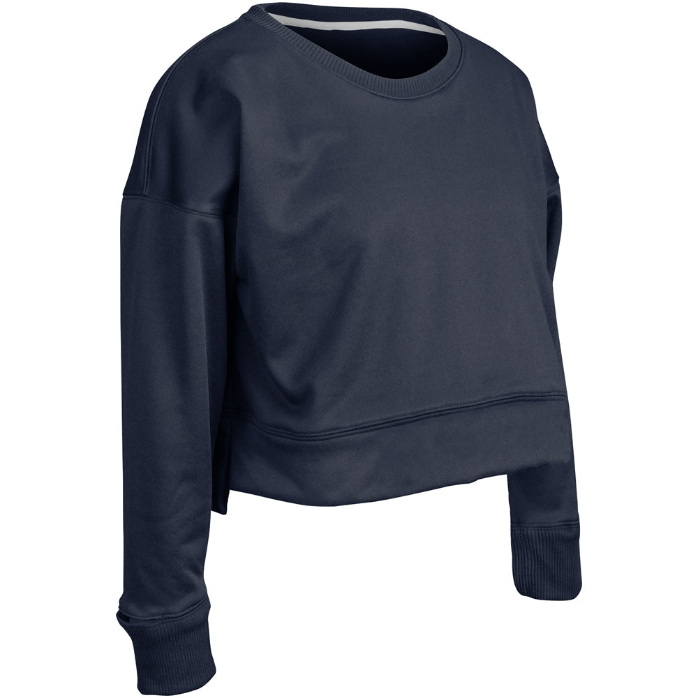 Champro Lineup Fleece Women's Crop Crew | Champro FLC5 NAVY S Sweatshirts