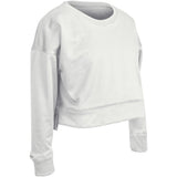 Champro Lineup Fleece Women's Crop Crew | Champro FLC5 WHITE S Sweatshirts