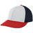 Champro Low Profile Optim Cap | Champro HC7 W10WHITENAVYSCARLET 2XL Baseball Caps