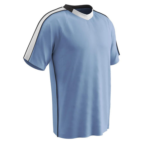 Champro MARK Soccer Jersey | Champro SJ20 LIGHTBLUEWHITEBLACK Youth XS Soccer