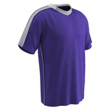 Champro MARK Soccer Jersey | Champro SJ20 PURPLESILVERWHITE Youth XS Soccer