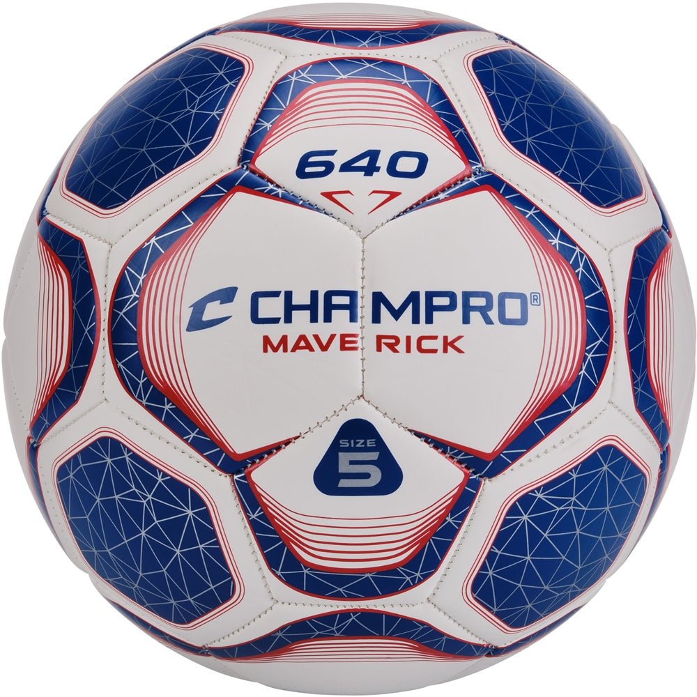 Champro Maverick Soccerball | Champro SB640 REDWHITEBLUE 3 Soccer Balls