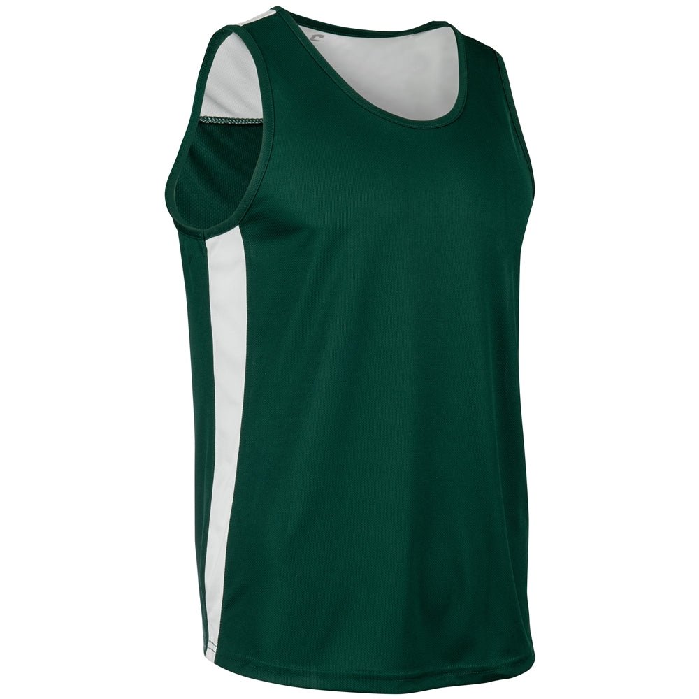Champro Miler Track Jersey | Champro TFJ01 FORESTGREENWHITE S Activewear