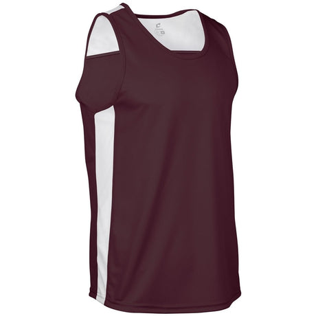 Champro Miler Track Jersey | Champro TFJ01 MAROONWHITE S Activewear