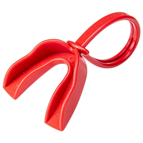 Champro Mouthguard w/Strap | Champro AF53 SCARLET Standard American Football Protective Gear
