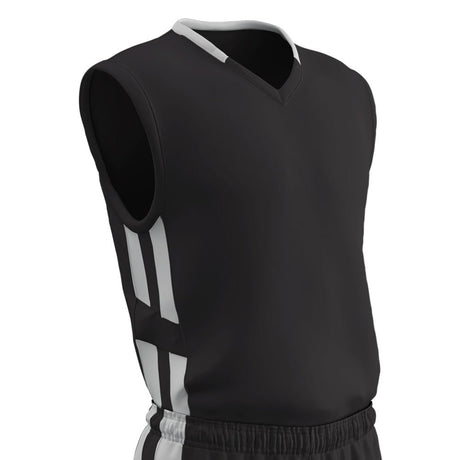 Champro Muscle DRI - GEAR® Basketball Jersey | Champro BBJ9 BLACKWHITE S Basketball