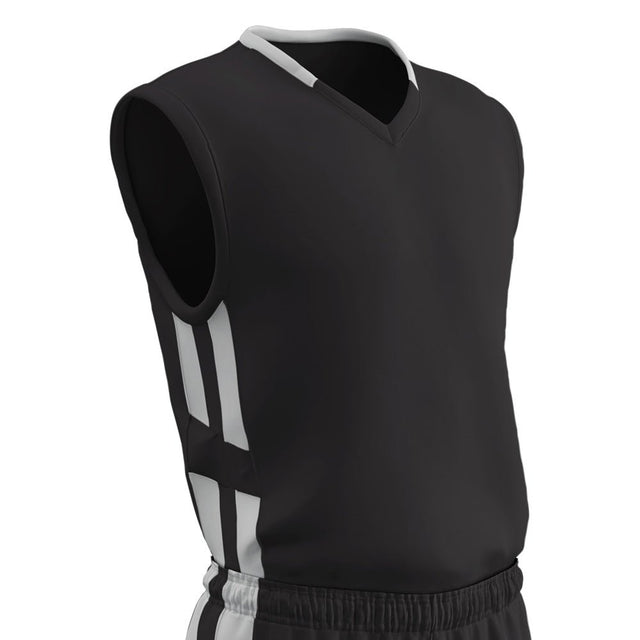 Champro Muscle DRI - GEAR® Basketball Jersey | Champro BBJ9 BLACKWHITE S Basketball