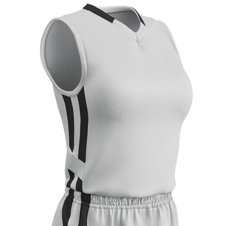 Champro Muscle DRI - GEAR® Basketball Jersey - Women's | Champro BBJ9W WHITEBLACK S Basketball