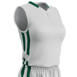Champro Muscle DRI - GEAR® Basketball Jersey - Women's | Champro BBJ9W WHITEFORESTGREEN S Basketball