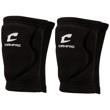 Champro MVP Low Profile Knee Pad | Champro A3001 BLACK S Volleyball Knee Pads