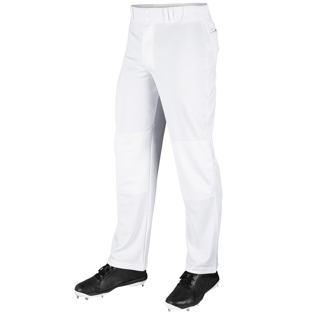 Champro Open Bottom Relaxed Fit Baseball Pant | Champro BP4U WHITE Youth XS Baseball Pants