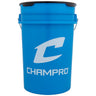 Champro Optic Blue Bucket w/ Lid | Champro BUCKETOB Standard Standard Baseball & Softball Training Aids