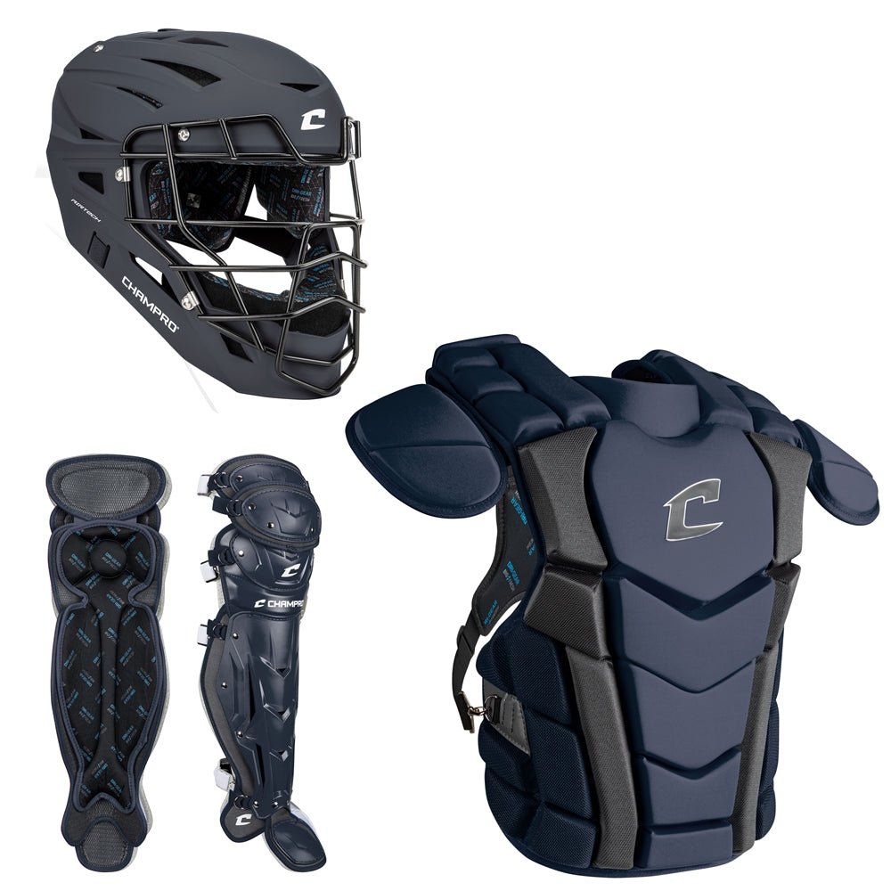champro football helmet covers 12 pack Champro Cbsn3 Optimus Champion Plus Catcher's Kit