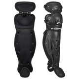 Champro Optimus MVP Double Knee Leg Guard | Champro CG100 BLACK ADULT Baseball & Softball Protective Gear