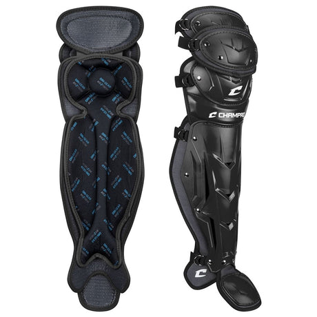 Champro Optimus PRO Leg Guard | Champro CG181 BLACK ADULT Soccer Shin Guards