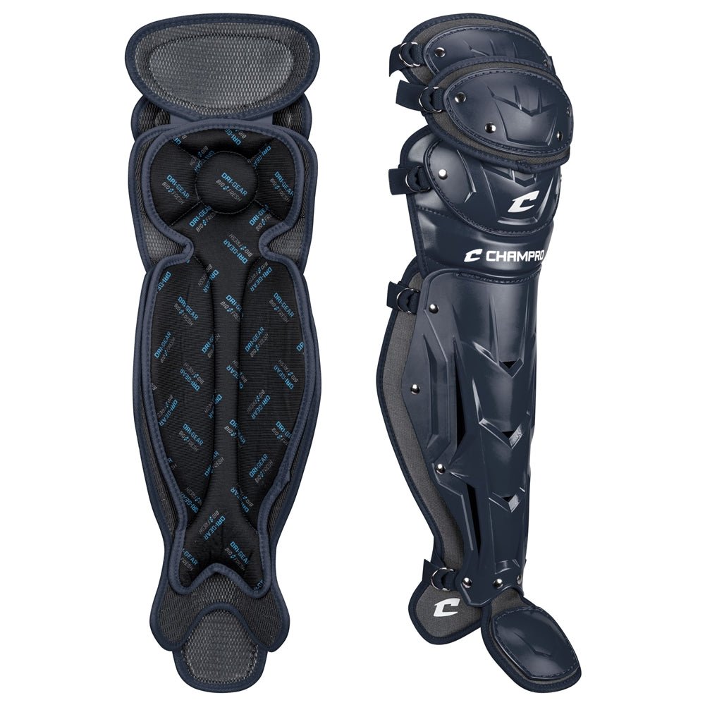 Champro Optimus PRO Leg Guard | Champro CG181 NAVY ADULT Soccer Shin Guards