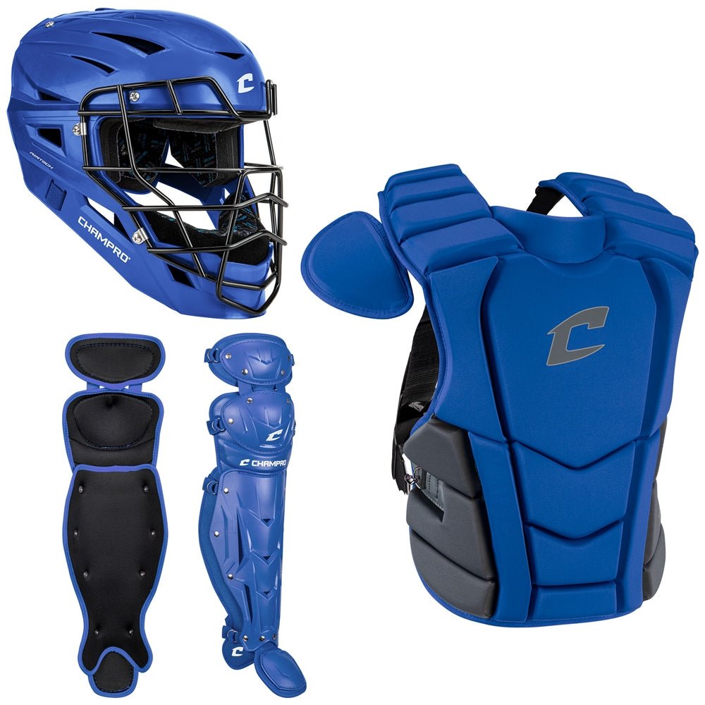 Champro Optimus Select Plus Catcher Kit | Champro CBSN4 ROYAL Adult Catchers Equipment Sets
