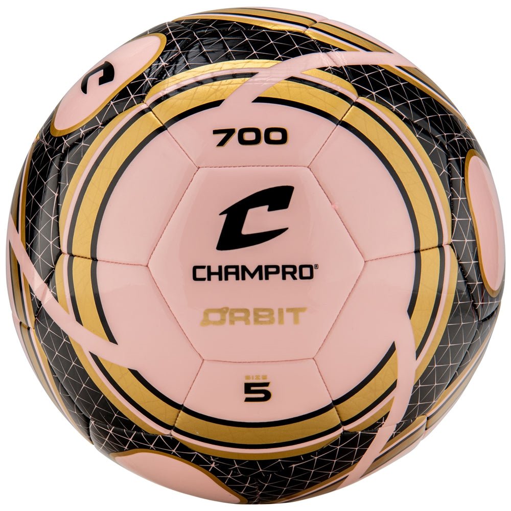 Champro ORBIT Soccer Ball | Champro SB700 LIGHTPINKVEGASGOLDBLACK 3 Soccer Balls