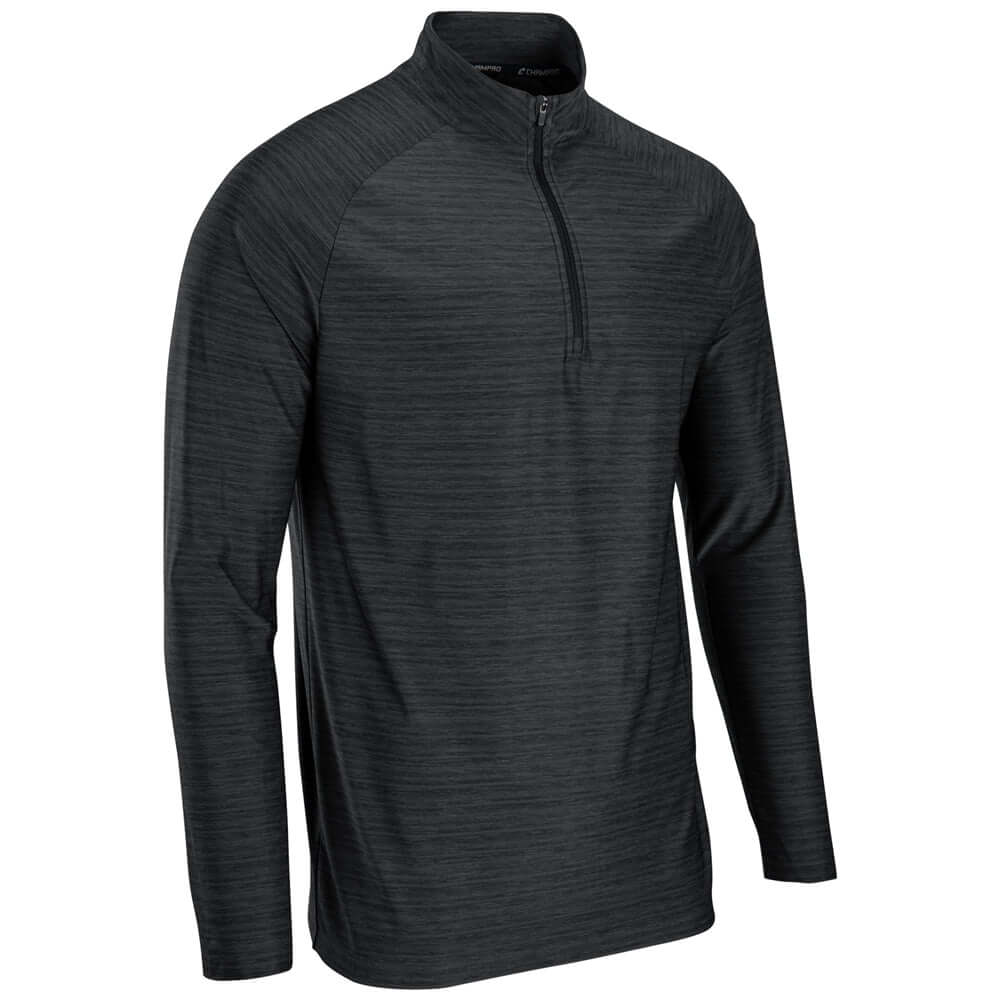 Champro Performance 1/4 Zip | Champro Q01 HEATHERBLACK S Activewear Tops