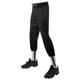 Champro Performance Pull - Up Baseball Pant with Belt Loops Youth | Champro BP1Y BLACK M Baseball & Softball