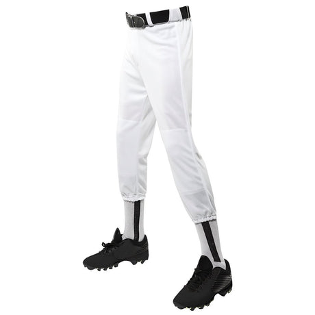Champro Performance Pull - Up Baseball Pant with Belt Loops Youth | Champro BP1Y WHITE M Baseball & Softball
