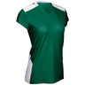 Champro Point Cap Sleeve Volleyball Jersey | Champro VJ12 FORESTGREENWHITE XS Volleyball