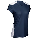 Champro Point Cap Sleeve Volleyball Jersey | Champro VJ12 NAVYWHITE XS Volleyball