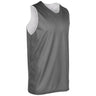 Champro Polyester Reversible Basketball Jersey - Adult | Champro BBJP CHARCOALBODYWHITEBODY S Basketball