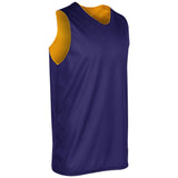 Champro Polyester Reversible Basketball Jersey - Adult | Champro BBJP PURPLEGOLD S Basketball