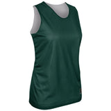 Champro Polyester Reversible Basketball Jersey - Women's | Champro BBJPW FORESTGREENWHITE S Basketball