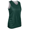 Champro Polyester Reversible Basketball Jersey - Women's | Champro BBJPW FORESTGREENWHITE S Basketball