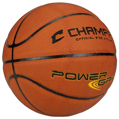 Champro PowerGrip 1000 Premium Sponge Indoor/Outdoor Basketball | Champro BB6 ORANGE JUNIOR - 27.5 Basketballs