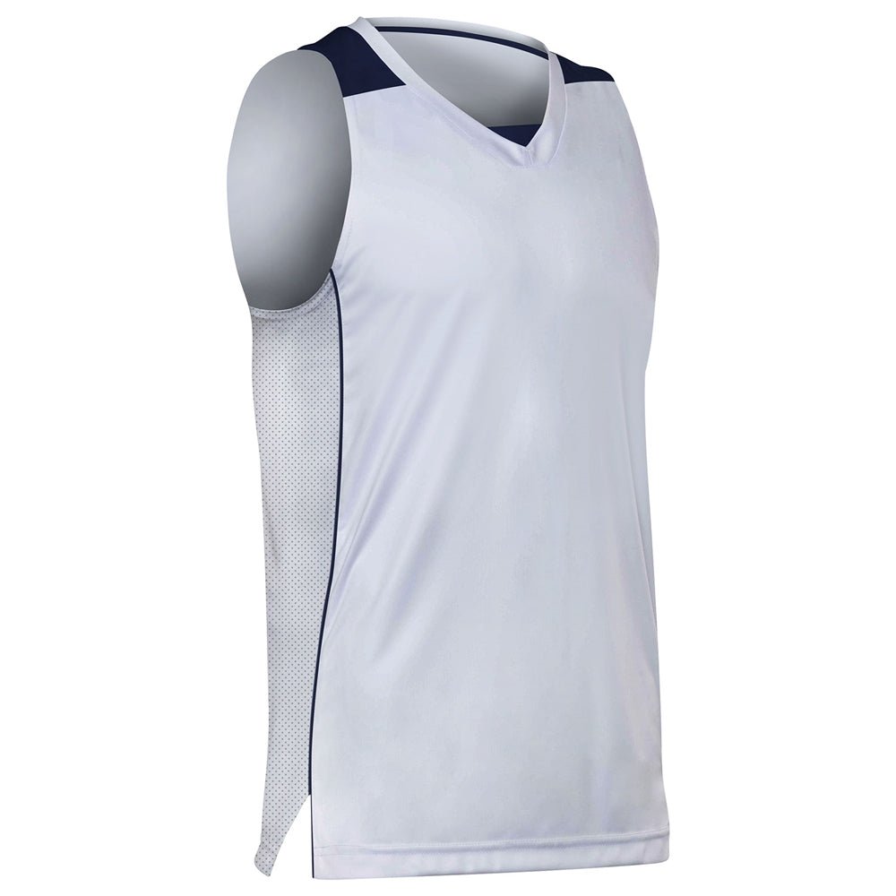 Champro Prime Basketball Jersey | Champro BBJ23 WHITENAVY S Basketball
