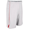 Champro Prime Basketball Short | Champro BBS23 WHITESCARLET S Shorts