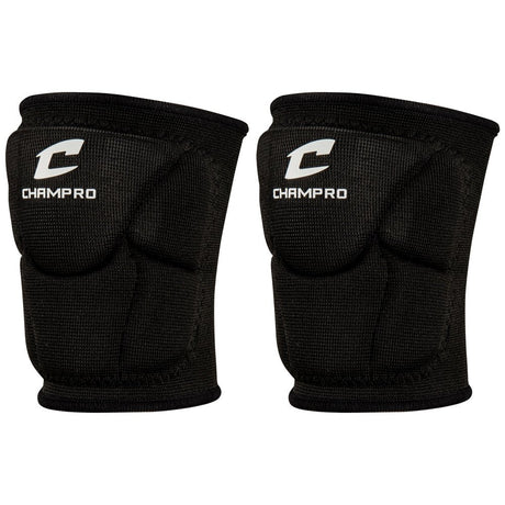Champro Pro - Plus Low Profile Knee Pad | Champro A2001 BLACK S Volleyball Knee Pads