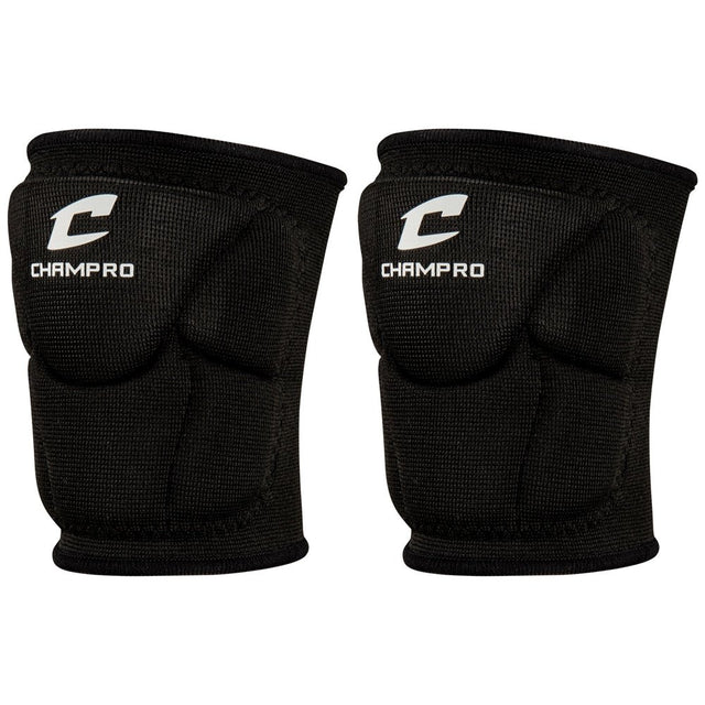 Champro Pro - Plus Low Profile Knee Pad | Champro A2001 BLACK S Volleyball Knee Pads