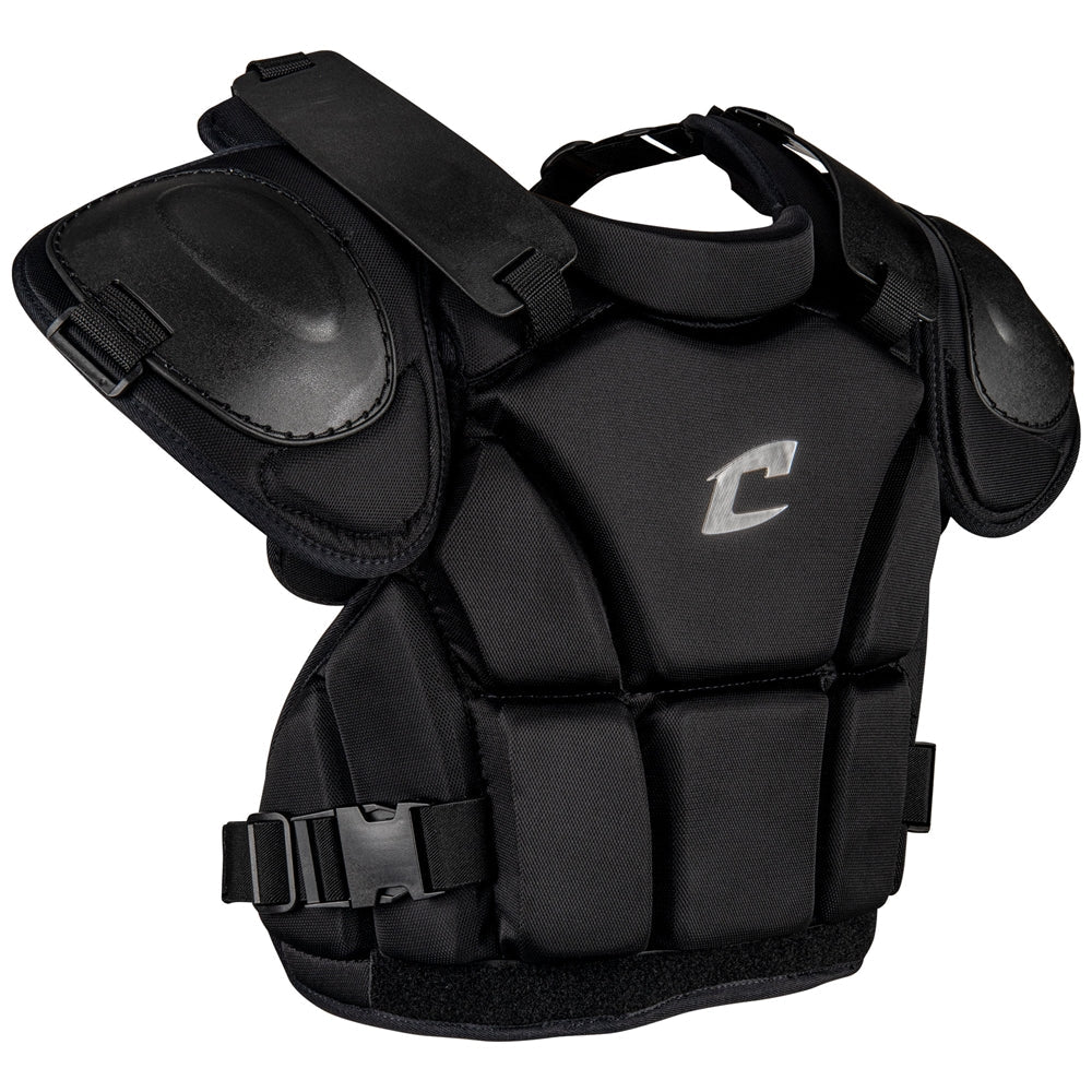Champro Pro - Plus Umpire Chest Protector | Champro CP13 - CP135 - CP14 BLACK ADULT L (14.5"H) Baseball & Softball Chest Protectors