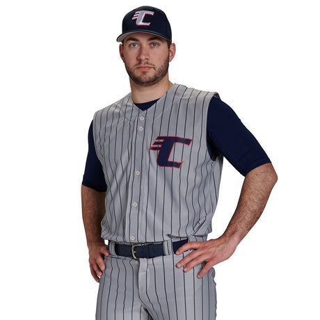 Champro Pro - Style Sleeveless Warp Knit Jersey | Champro BS16 - BS16Y BLACKPIN S Baseball & Softball
