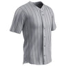 Champro Pro - Style Warp Knit Jersey | Champro BS14 - BS14Y GREYBLACKPIN S Baseball & Softball Jerseys