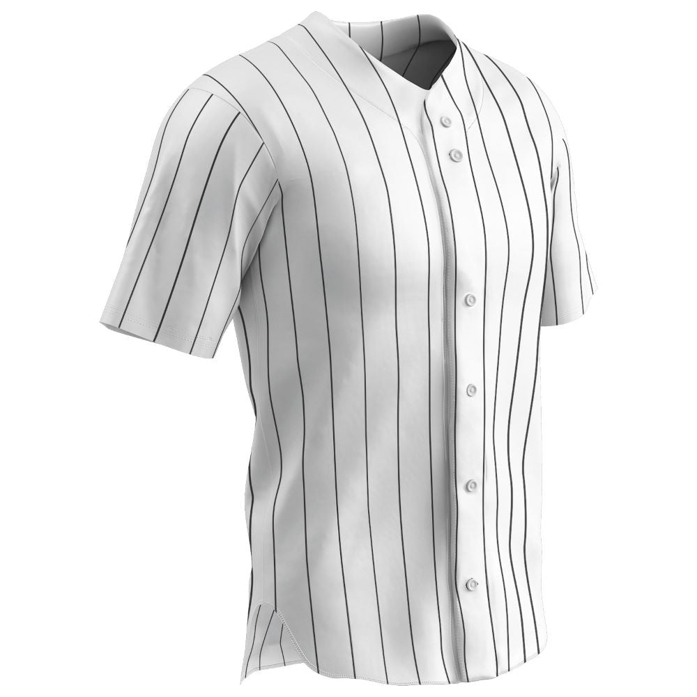 Champro Pro - Style Warp Knit Jersey | Champro BS14 - BS14Y WHITEBLACKPIN S Baseball & Softball Jerseys