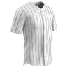 Champro Pro - Style Warp Knit Jersey | Champro BS14 - BS14Y WHITENAVYPIN S Baseball & Softball Jerseys