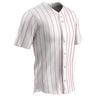 Champro Pro - Style Warp Knit Jersey | Champro BS14 - BS14Y WHITESCARLETPIN S Baseball & Softball Jerseys