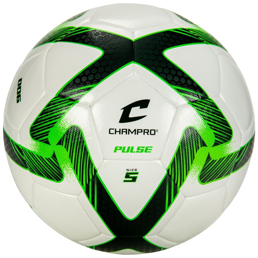 Champro PULSE Soccer Ball | Champro SB900 FORESTGREENELECTRICGREENWHITE 4