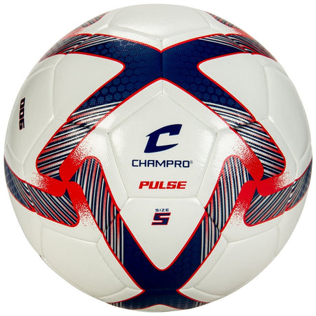 Champro PULSE Soccer Ball | Champro SB900 ROYALFIREREDWHITE 5