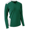 Champro Rally Long Sleeve Volleyball Jersey | Champro VJ10 FORESTGREENWHITE XS Volleyball