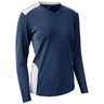 Champro Rally Long Sleeve Volleyball Jersey | Champro VJ10 NAVYWHITE XS Volleyball