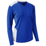 Champro Rally Long Sleeve Volleyball Jersey | Champro VJ10 ROYALWHITE XS Volleyball