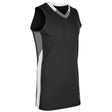 Champro Rebel Basketball Jersey | Champro BBJ21 BLACKSILVERWHITE XS Basketball