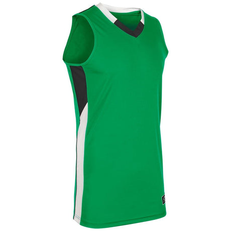 Champro Rebel Basketball Jersey | Champro BBJ21 KELLYGREENBLACKWHITE XS Basketball